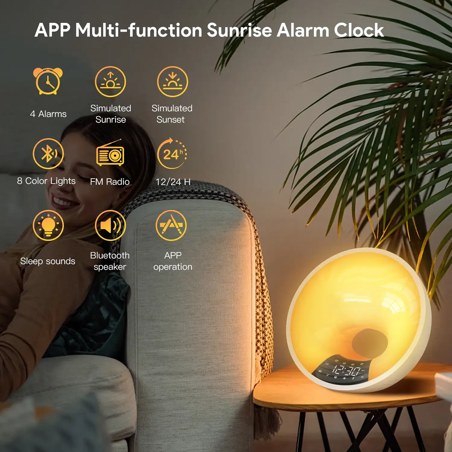 al5 Smart Sunrise Alarm Clock